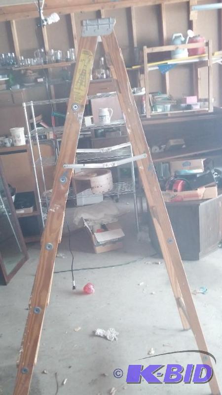 6 Foot Wooden Ladder...