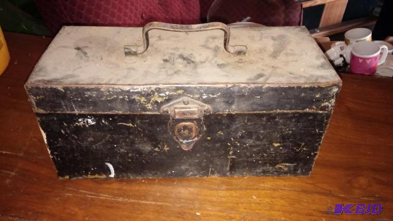 Vintage Tool Box with Tools as shown...