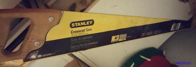 New Stanley Crosscut Saw...