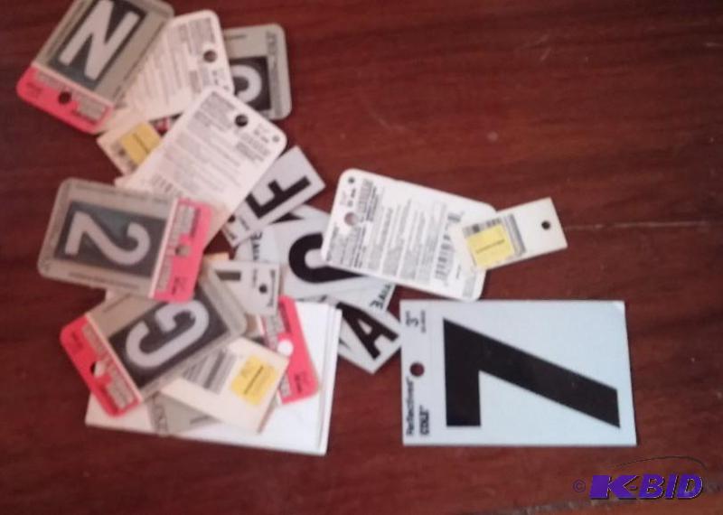 Lot of reflector letters...