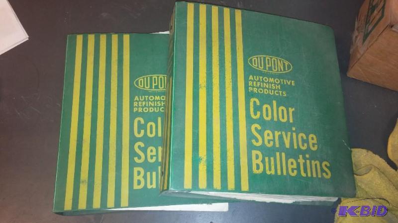 Lot of 2 DuPont Paint Mixing Books...