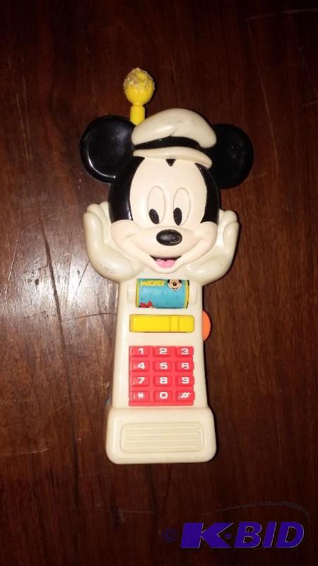 Vintage Mickey Mouse Toy Phone, still works....