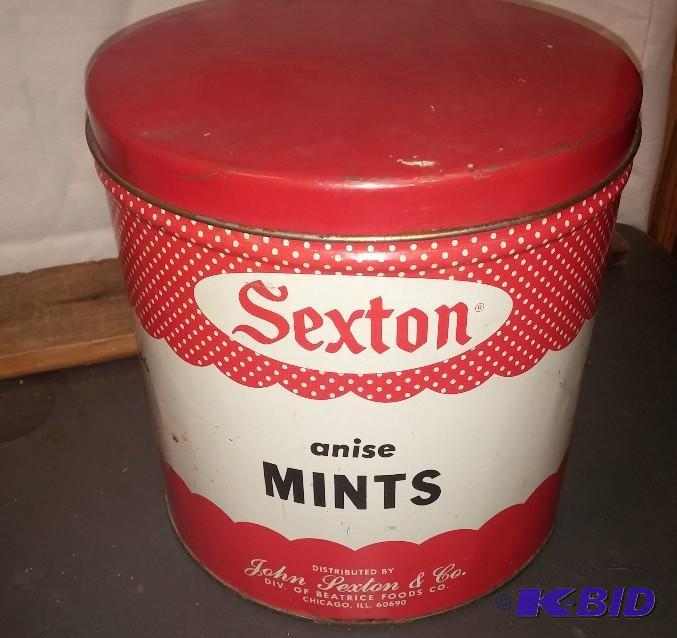 Large Sexton Nuts Vintage Tin...
