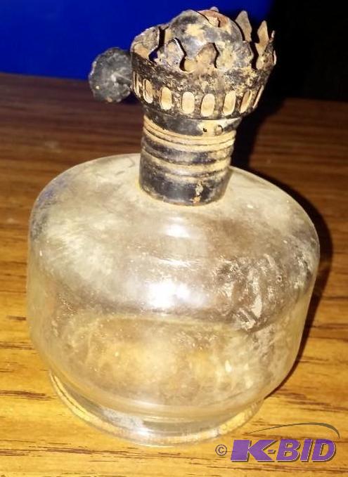 Small Vintage Oil Lamp Bottom...