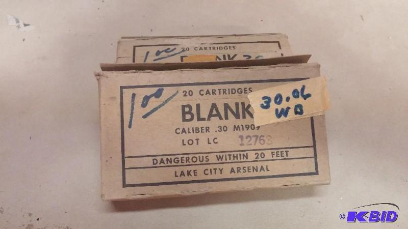 Lot of 2 30 Caliber BLANKS VINTAGE...