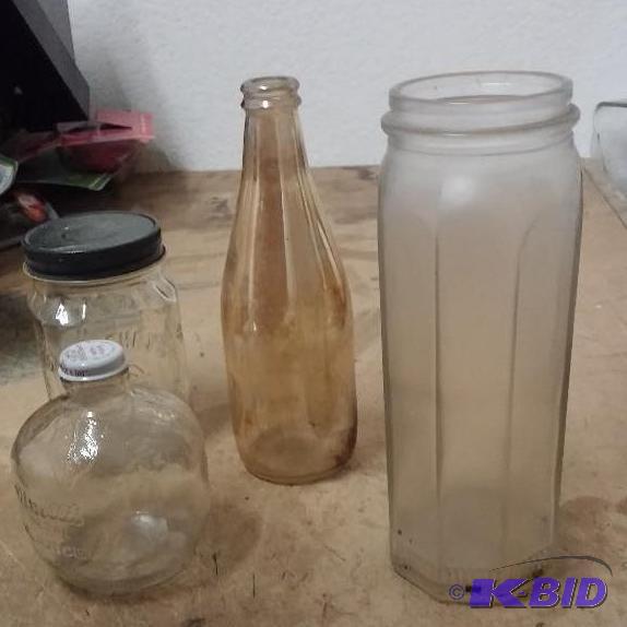Lot of vintage bottles as shown...