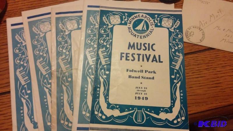 Lot of 1949 Aquatential Programs...