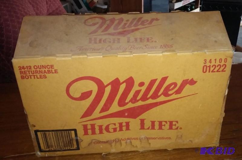 1960s Miller High Life Case and Bottles...