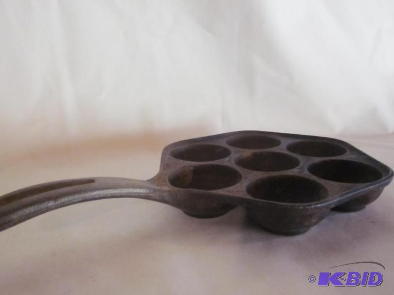 Sold at Auction: Vintage Aebleskiver Cast Iron Pan #2 Made in USA