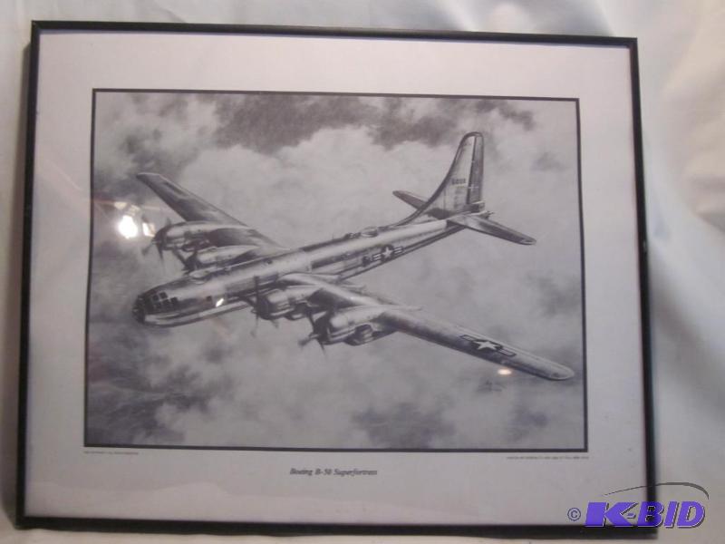 1982 Boeing B-50 Superfortress&nbspprint, si...