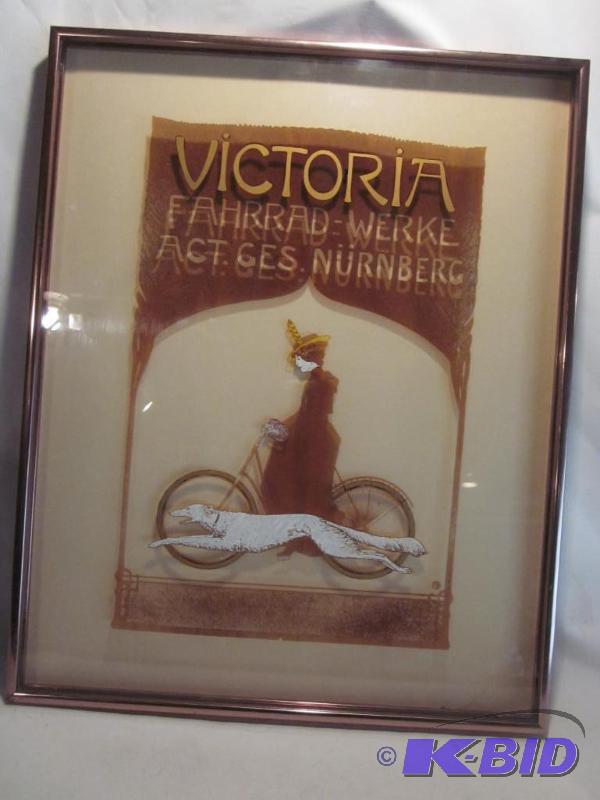 Lucid Lines vintage reverse print on glass, V...