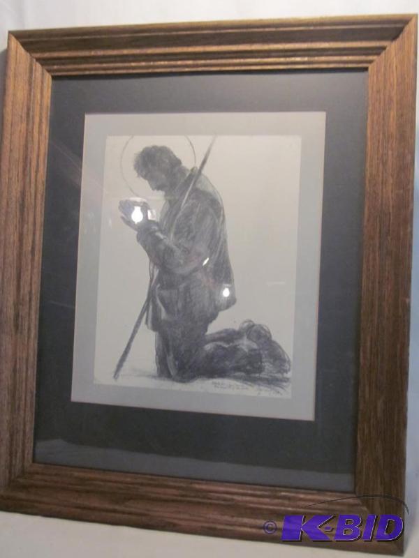 1938 framed print &quotThe Legend of San Ysi...