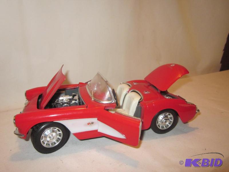 1957 Die Cast Corvette, slight damage around ...