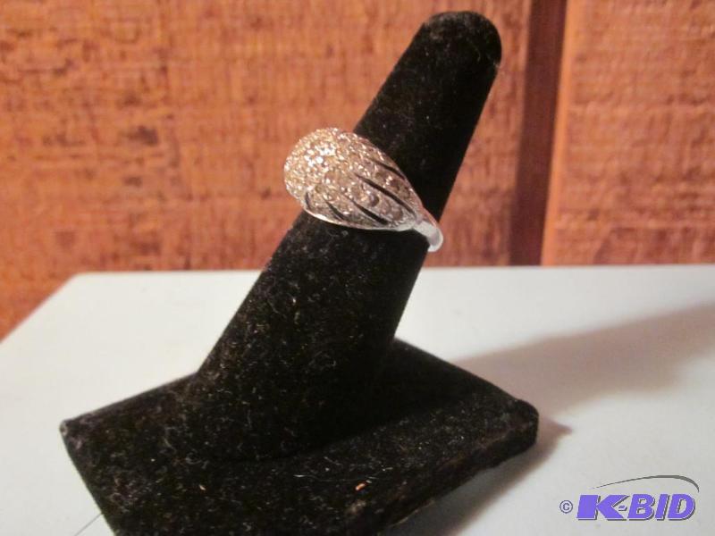 .925 Sterling Silver ring with stones....