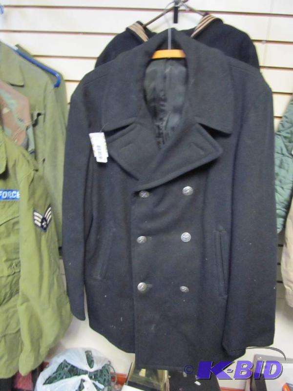 lot 41 image: US Navy P-coat medium
