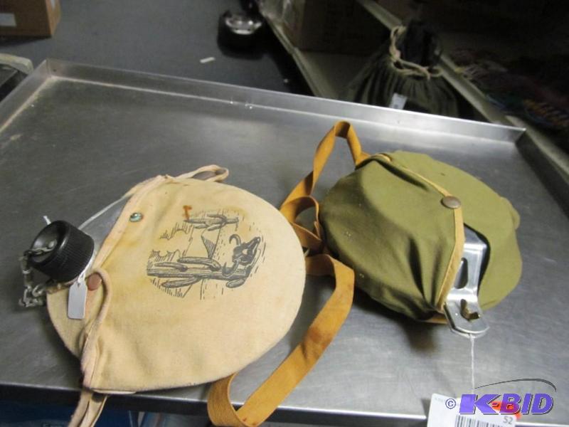 lot 52 image: Boy scout canteen and mess kit