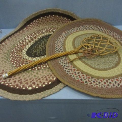 lot 123 image: Braided Rugs & Beaters
