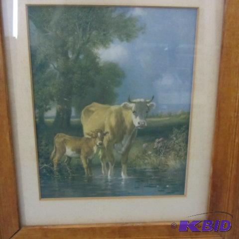 lot 124 image: R A Fox Framed Print