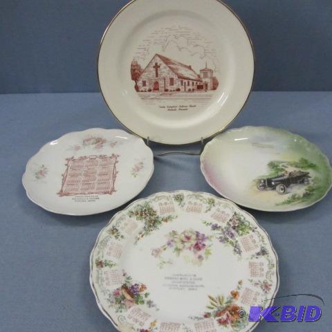 lot 137 image: Calendar, Vintage Plates