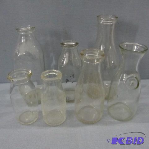 lot 143 image: Vintage Milk Bottles