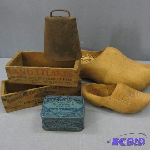 lot 146 image: Advertising, Wooden Shoes