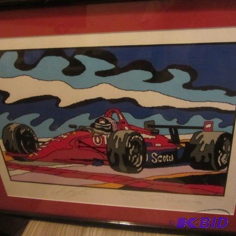 lot 164 image: Pole Winner Serigraph