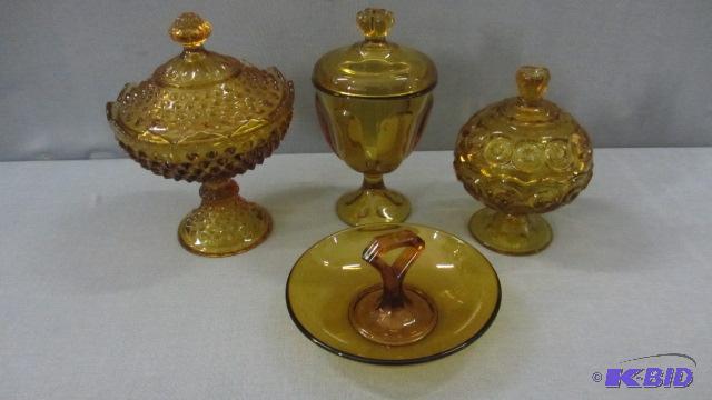 lot 23 image: Fancy Amber Glass