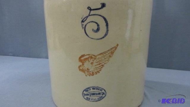 lot 26 image: Red Wing Stoneware Jug