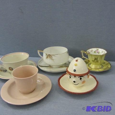 lot 49 image: Egg Cup, Demitasse Cups