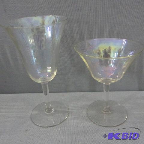 lot 50 image: 1940s Stemware