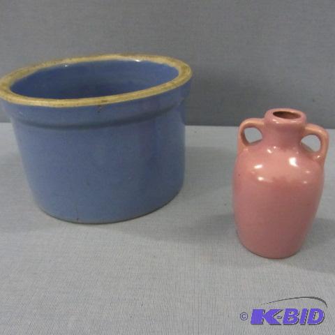 lot 54 image: Uhl Mini Jug, Butter Crock