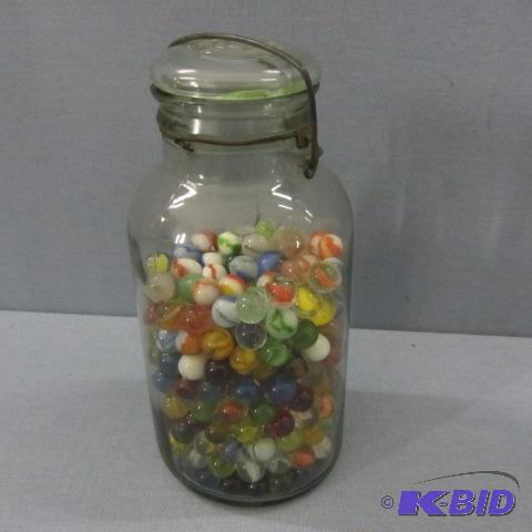 lot 55 image: Bale Jar, Marbles