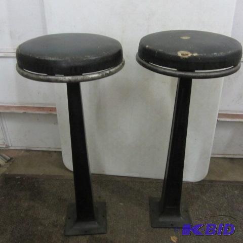 lot 76 image: Antique Bar Stools