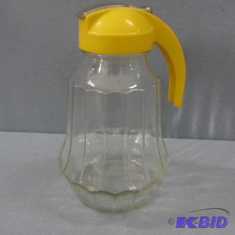 lot 94 image: Anchor Hocking Syrup Pitcher