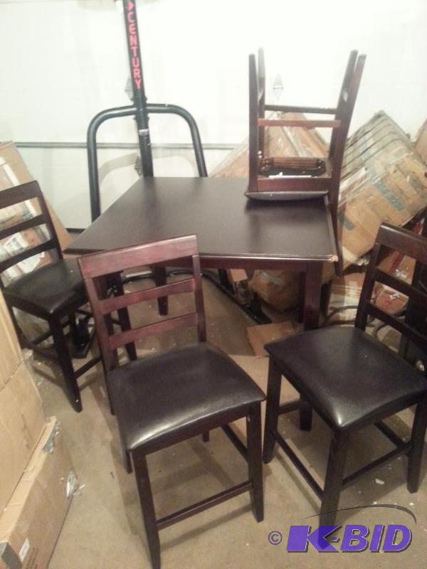 McLeland Miller 5-Pc. Counter-Height Dining Set Table & 4 Chairs