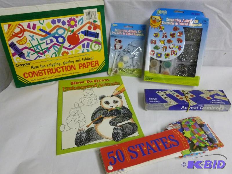 Art Supplies and Games