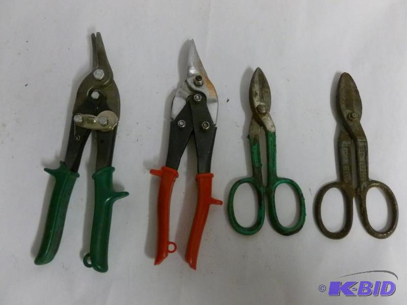 Four Pairs of Tin Snips
