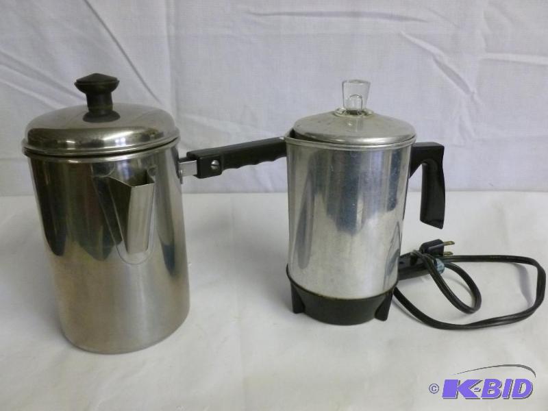 Vintage Coffee Server and Electric Coffee Pot (no insides)