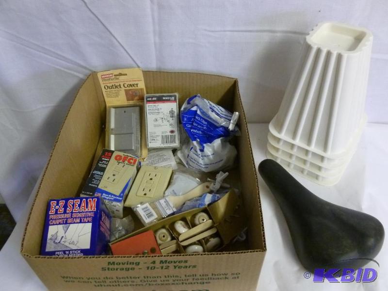 Box of Miscellaneous Items for around the house.