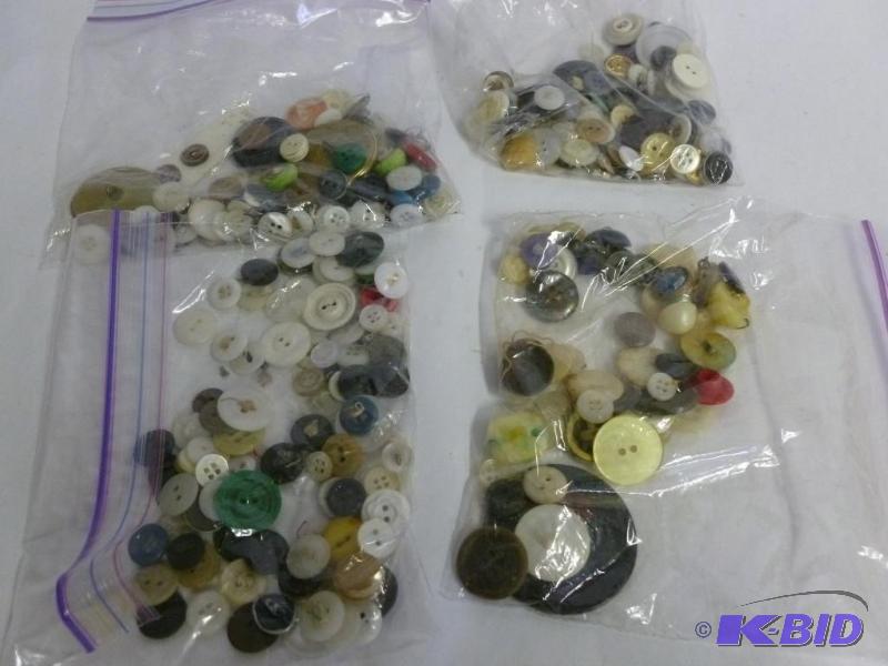 Large Lot of Vintage Buttons.