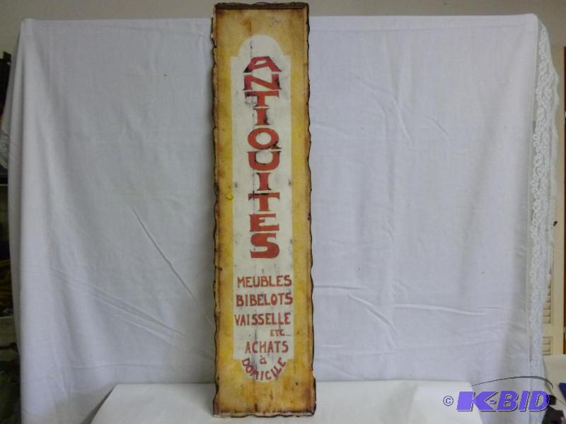 Collectible French Antique Sign