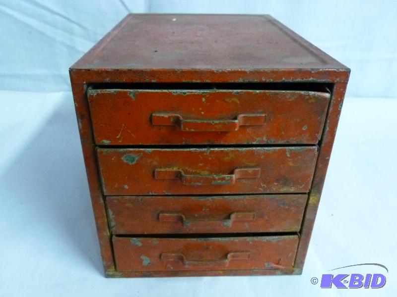 CUTE Little Red Metal Box