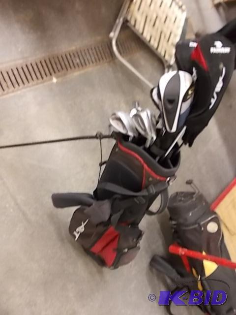 Set Of Golf Clubs Irons &amp Woods AVT &amp...