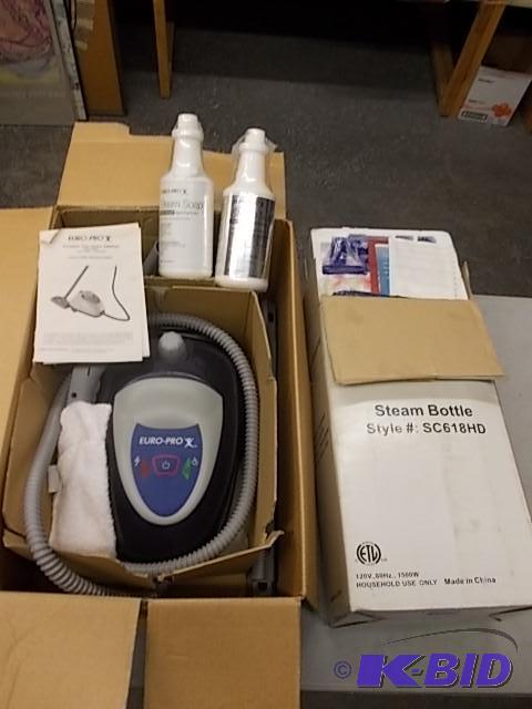 Portable Euro-Pro Tidy Hadra Steamer With 2 B...