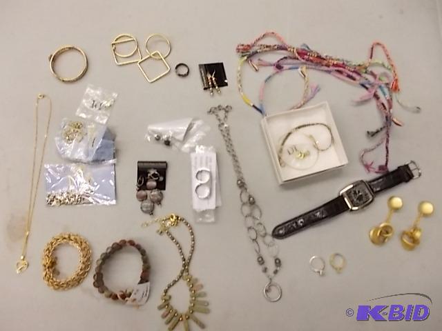 Assorted Jewelry Earrings, Bracelets, Rings,...
