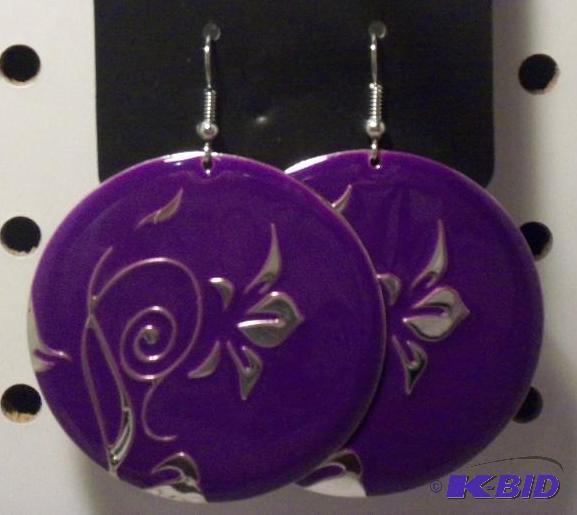 Purple Earrings