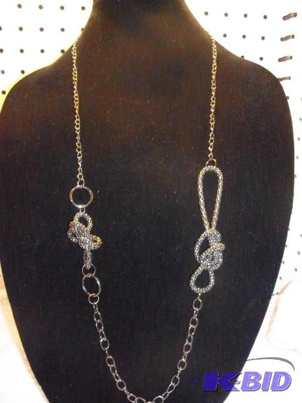 Silver Necklace with Earrings