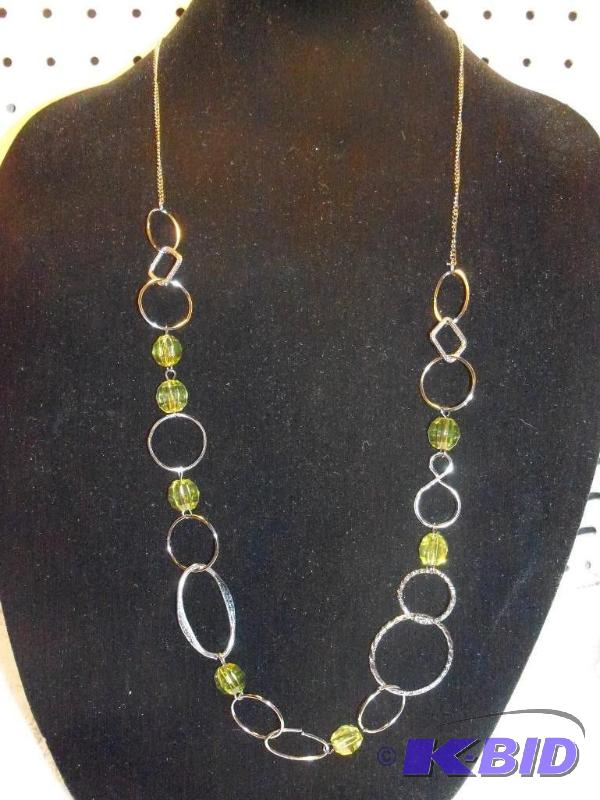 Silver Necklace with Earrings