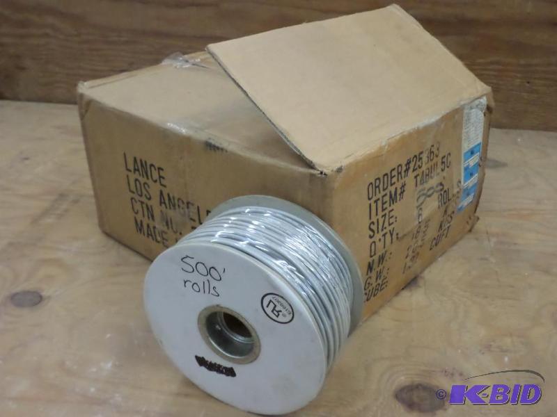 Case Of (6) 500ft Rolls Of 115Volt Insulated ...
