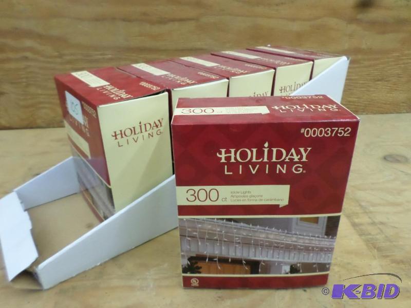 Case Of (6) 300ct Icicle Light Sets, # 000375...